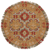 Safavieh Blossom 6'-0" x 6'-0" Rug in Green / Gold