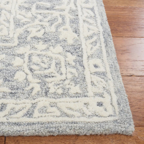 Safavieh Metro 4'-0" x 6'-0" Rug in Dark Grey / Ivory