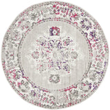 Safavieh Skyler 6'-7" x 6'-7" Rug in Grey / Pink