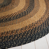 Safavieh Braided 5'-0" x 8'-0" Rug in Natural / Sage