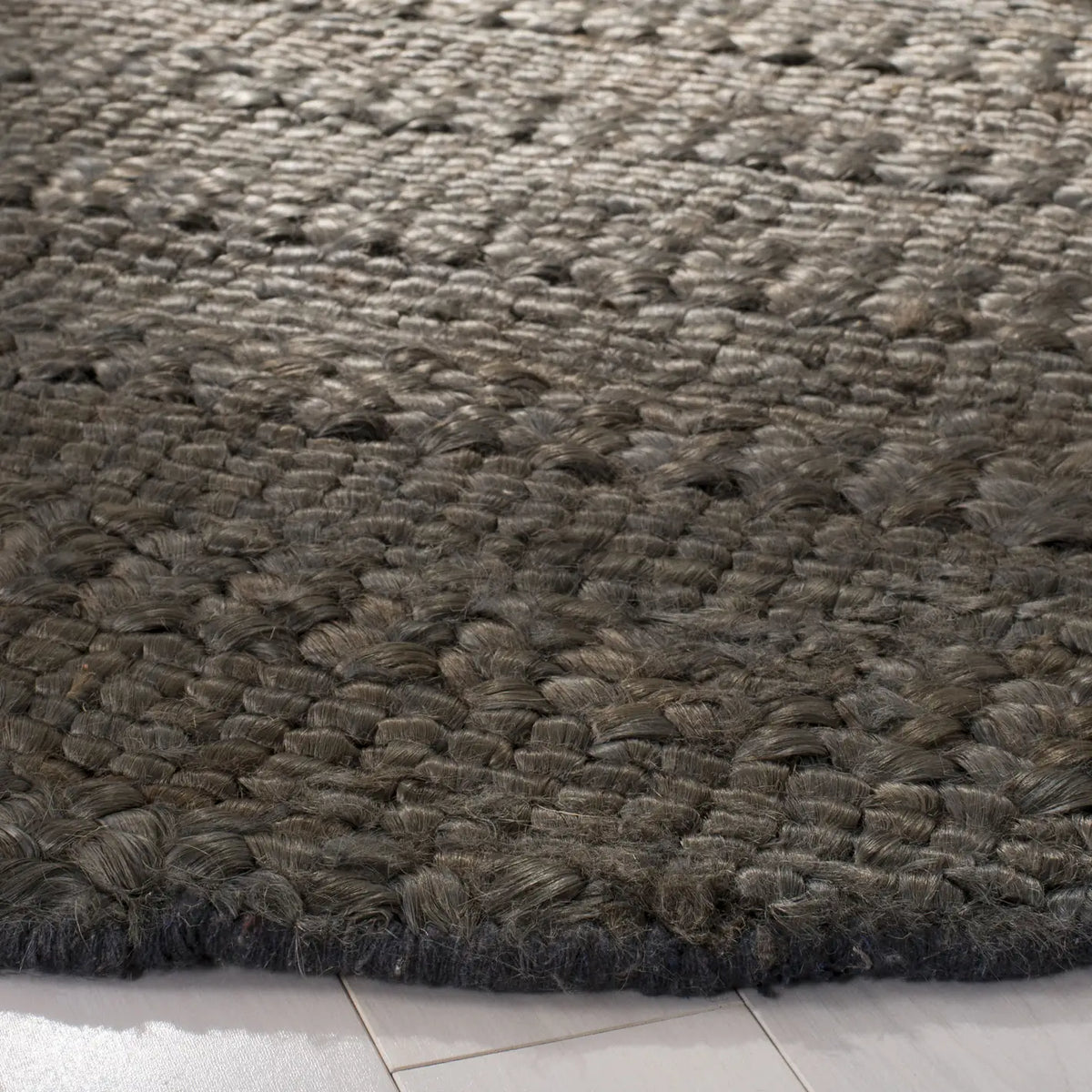 Safavieh Natural Fiber 6'-0" x 6'-0" Rug in Charcoal
