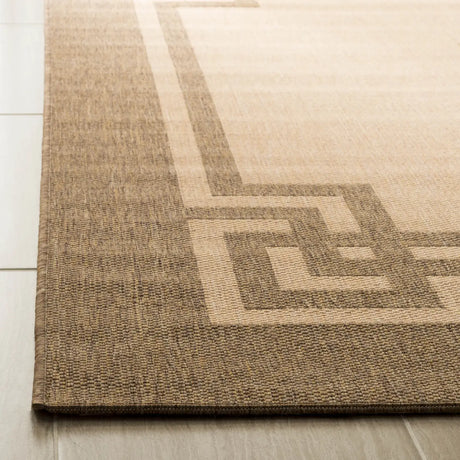 Safavieh Martha Stewart 4'-0" x 5'-7" Rug in Beige / Dark Beig