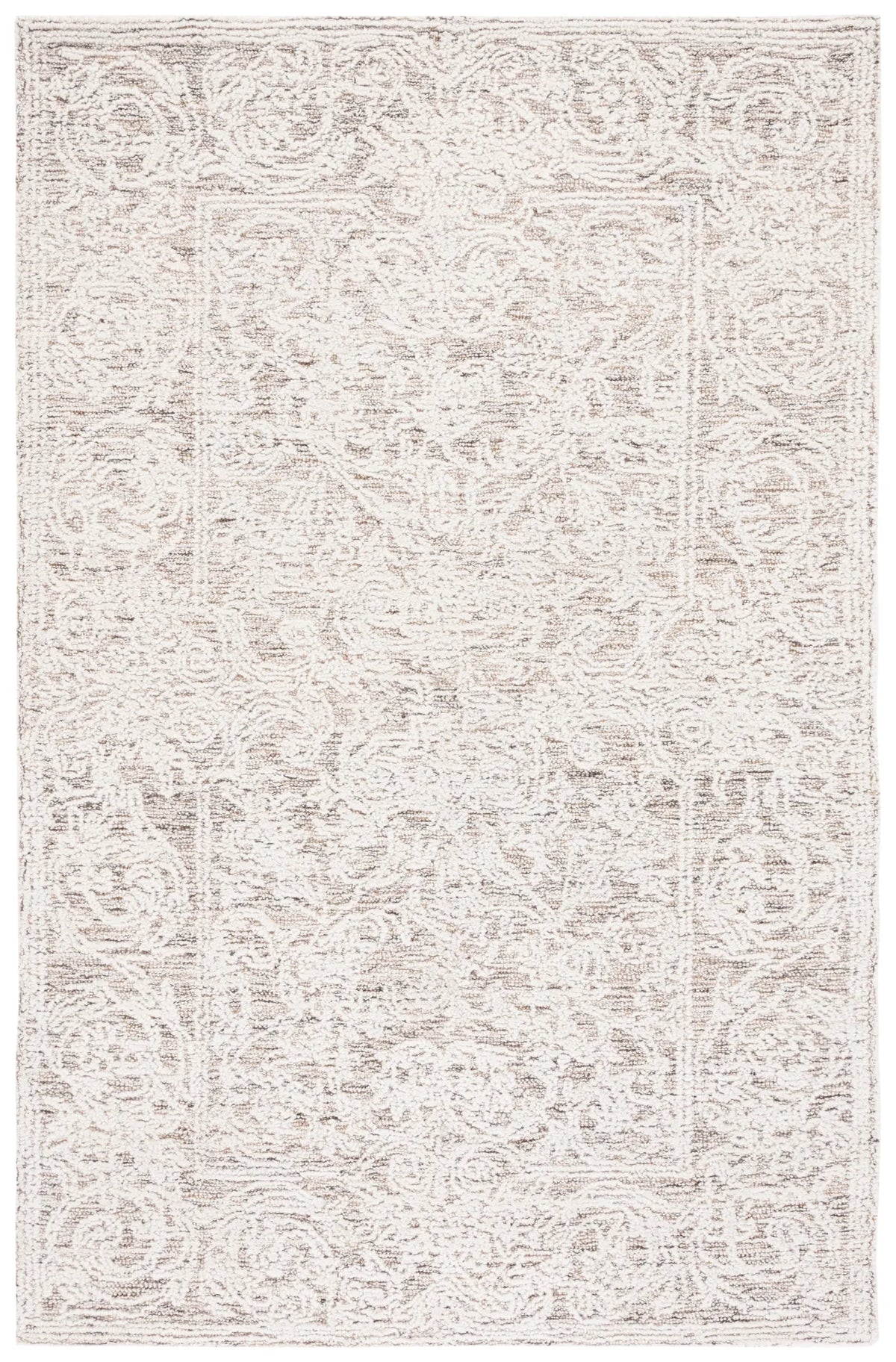 Safavieh Abstract 4'-0" x 6'-0" Rug in Ivory / Brown
