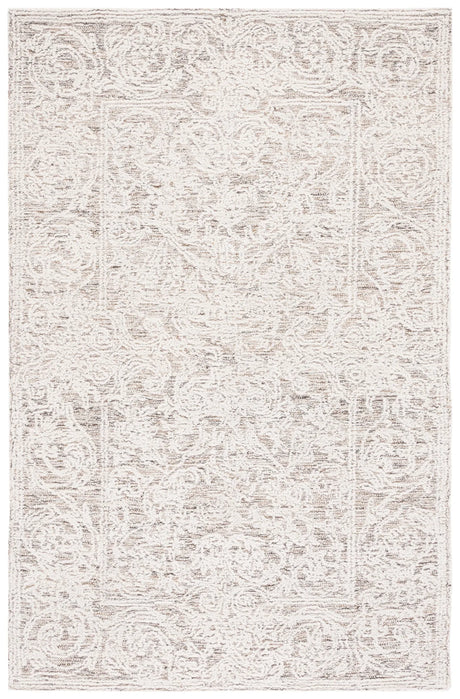 Safavieh Abstract 4'-0" x 6'-0" Rug in Ivory / Brown