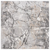 Safavieh Meadow 500 6'-7" x 6'-7" Rug in Light Grey / Dark Grey