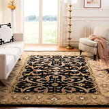 Safavieh Heritage 9'-6" x 13'-6" Rug in Charcoal / Beige