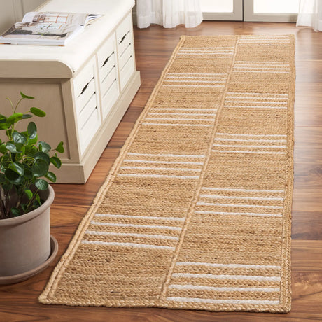 Safavieh Natural Fiber 2'-3" x 9'-0" Rug in Natural / Ivory
