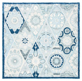 Safavieh Suzani 6'-0" x 6'-0" Rug in Blue / Ivory
