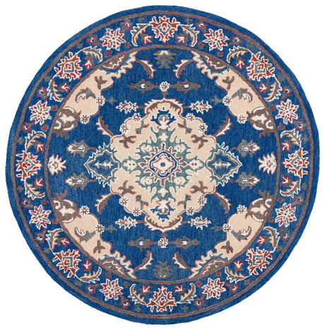 Safavieh Antiquity 6'-0" x 6'-0" Rug in Blue / Ivory