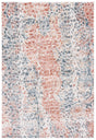 Safavieh Invista 4'-0" x 6'-0" Rug in Navy / Rust