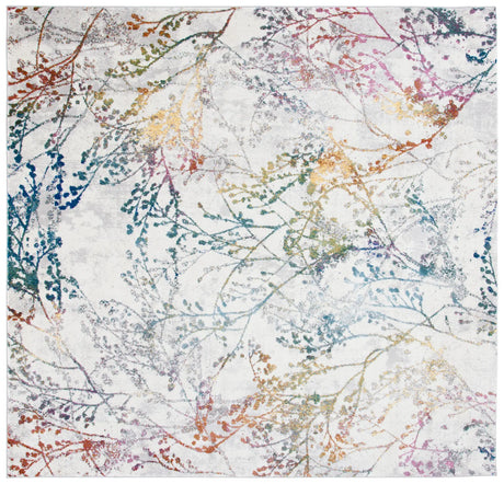 Safavieh Aria 5'-1" x 5'-1" Rug in Ivory / Blue