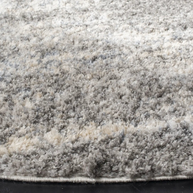 Safavieh Berber Shag 200 10'-0" x 10'-0" Rug in Grey Blue / Cream