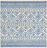 Safavieh Tulum 6'-7" x 6'-7" Rug in Ivory / Navy