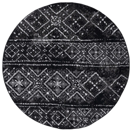 Safavieh Adirondack 6'-0" x 6'-0" Rug in Black / Silver
