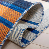 Safavieh Striped Kilim 4'-0" x 6'-0" Rug in Orange / Blue