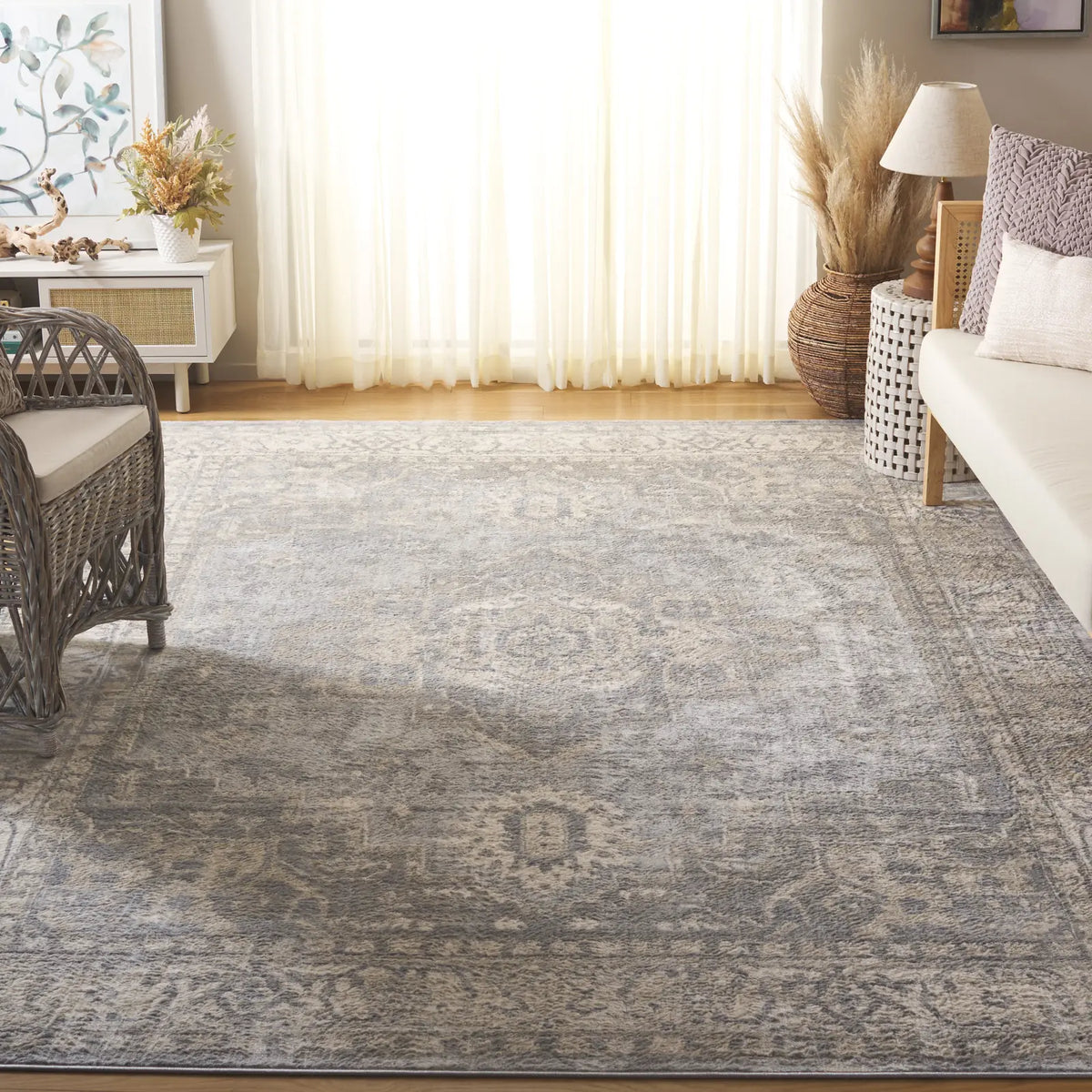 Safavieh Brentwood 10'-0" x 13'-0" Rug in Grey / Beige