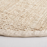 Safavieh Natural Fiber 5'-0" x 5'-0" Rug in Bleach / Ivory