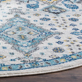 Safavieh Evoke 6'-7" x 6'-7" Rug in Ivory / Light Blue