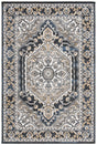Safavieh Pyramid 4'-5" x 6'-5" Rug in Grey / Navy Gold