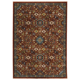 Oriental Weavers Sphinx Aberdeen 006R1 Red/ Multi Rugs - main flat