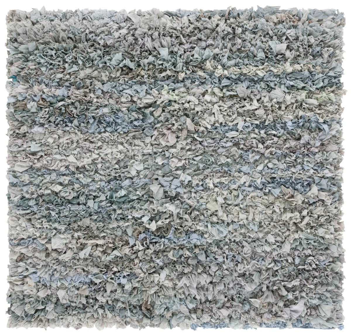 Safavieh Rio Shag 6'-0" x 6'-0" Rug in Light Grey