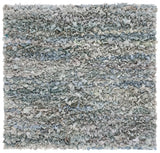 Safavieh Rio Shag 6'-0" x 6'-0" Rug in Light Grey