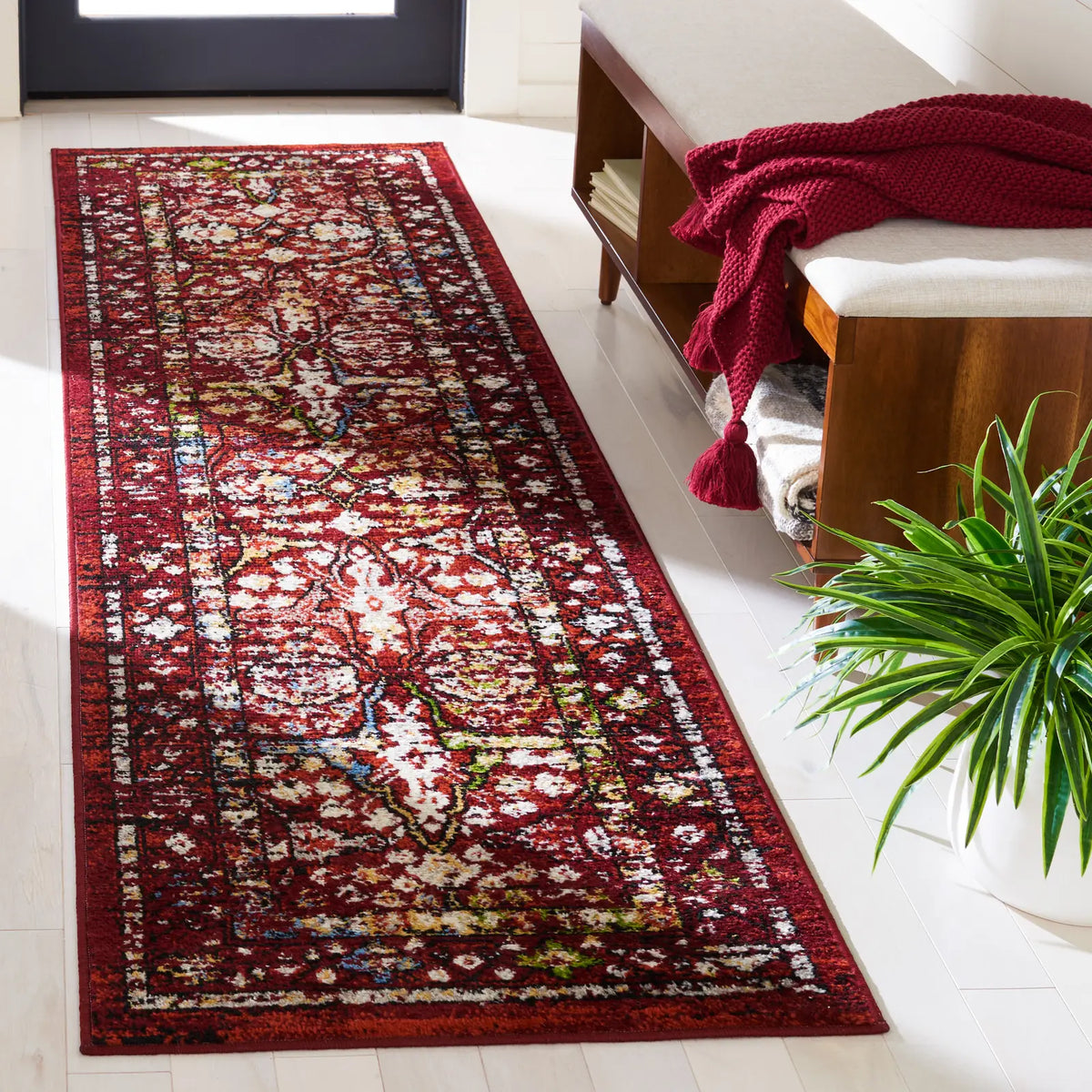 Safavieh Amsterdam 2'-3" x 8'-0" Rug in Red