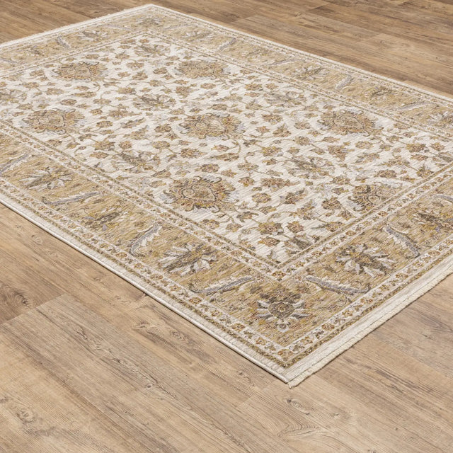 Oriental Weavers Sphinx Maharaja 5091W Ivory/Gold Rugs - angle detail