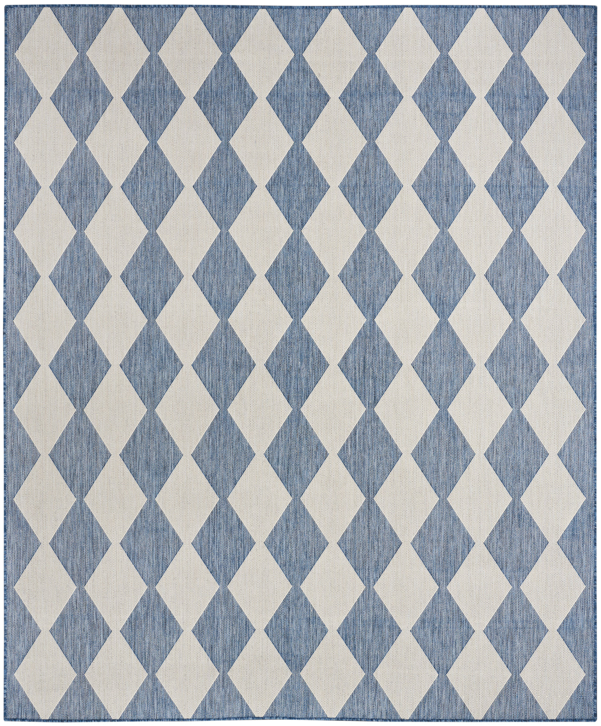 Nourison Positano POS04 Machine Made Navy, Blue Rug