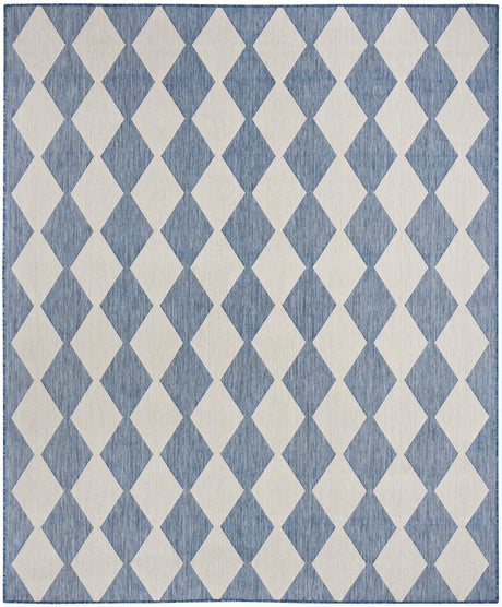 Nourison Positano POS04 Machine Made Navy, Blue Rug