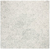 Safavieh Abstract 6'-0" x 6'-0" Rug in Green / Ivory