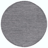 Safavieh Montauk 6'-0" x 6'-0" Rug in Black / Ivory