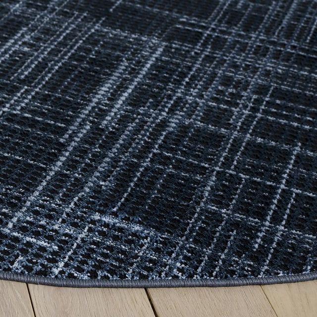 Safavieh Mila 6'-7" x 6'-7" Rug in Blue / Black