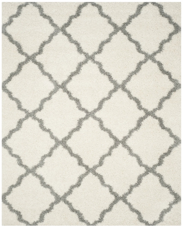 Safavieh Sgd-Dallas Shag 10'-0" x 14'-0" Rug in Ivory / Grey