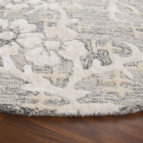 Safavieh Glamour 6'-0" x 6'-0" Rug in Grey / Ivory