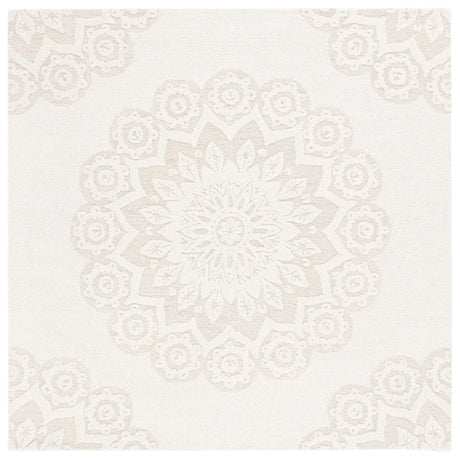 Safavieh Blossom 6'-0" x 6'-0" Rug in Ivory / Grey