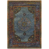 Oriental Weavers Sphinx Andorra 7139A Blue/Multi Rugs - main flat