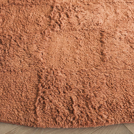 Safavieh Easy Care 6'-0" x 6'-0" Rug in Rust