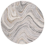 Safavieh Prestige 6'-7" x 6'-7" Rug in Ivory / Grey