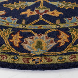 Safavieh Blossom 6'-0" x 6'-0" Rug in Navy