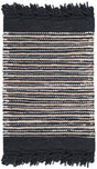 Safavieh Vintage Leather 2'-0" x 3'-0" Rug in Black / Multi