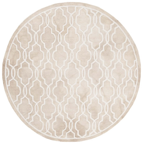 Safavieh Dip Dye 5'-0" x 5'-0" Rug in Beige / Ivory