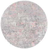 Safavieh Meadow 500 5'-0" x 5'-0" Rug in Grey / Pink