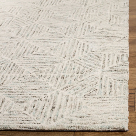 Safavieh Abstract 5'-0" x 8'-0" Rug in Ivory / Light Blue