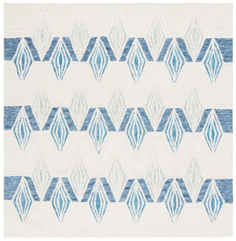 Safavieh Metro 6'-0" x 6'-0" Rug in Ivory / Blue