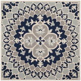 Safavieh Bellagio 5'-0" x 5'-0" Rug in Navy Blue / Ivory