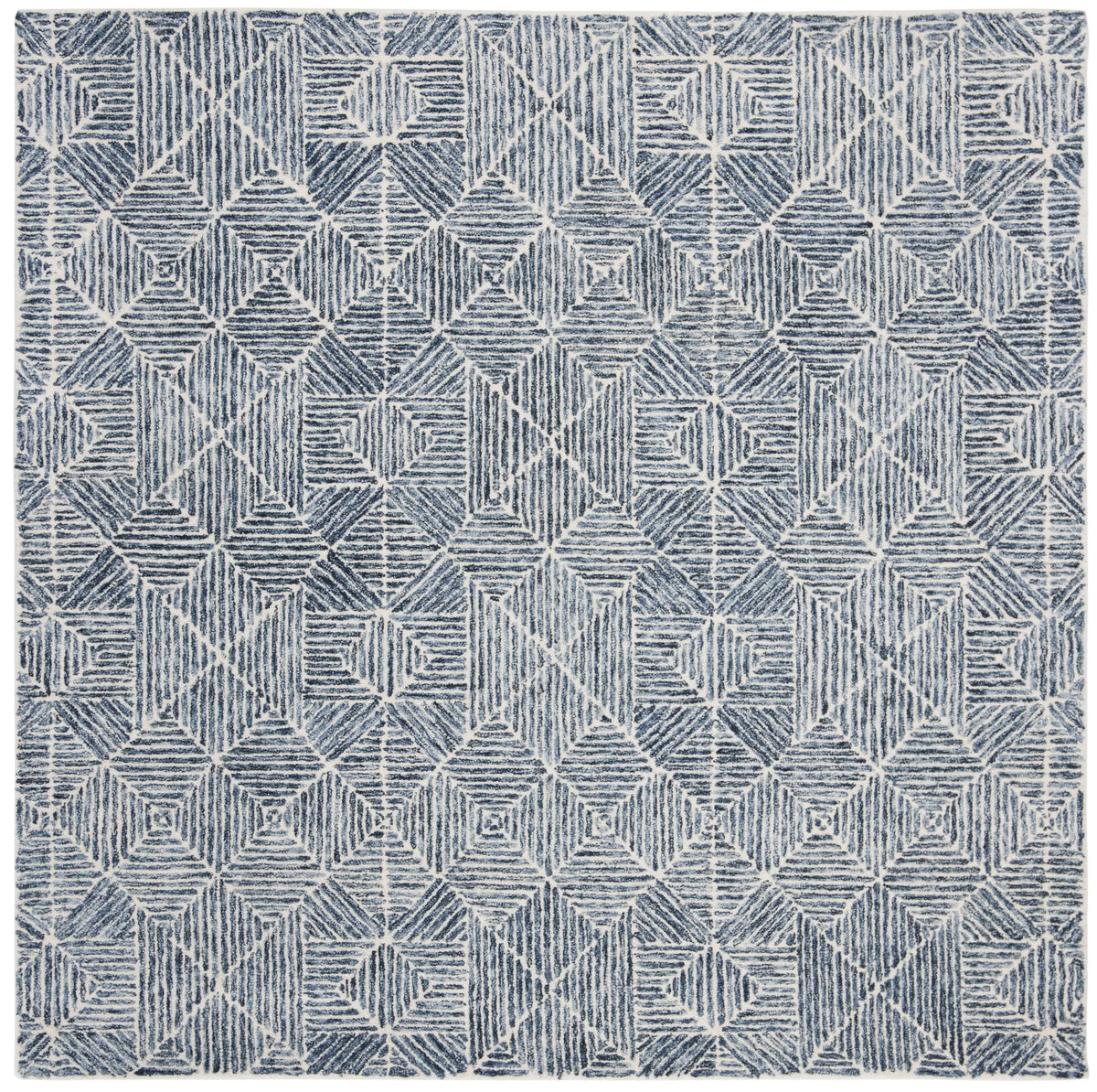 Safavieh Abstract 6'-0" x 6'-0" Rug in Blue / Ivory