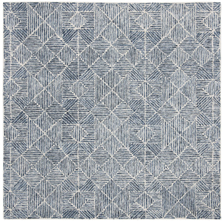 Safavieh Abstract 6'-0" x 6'-0" Rug in Blue / Ivory