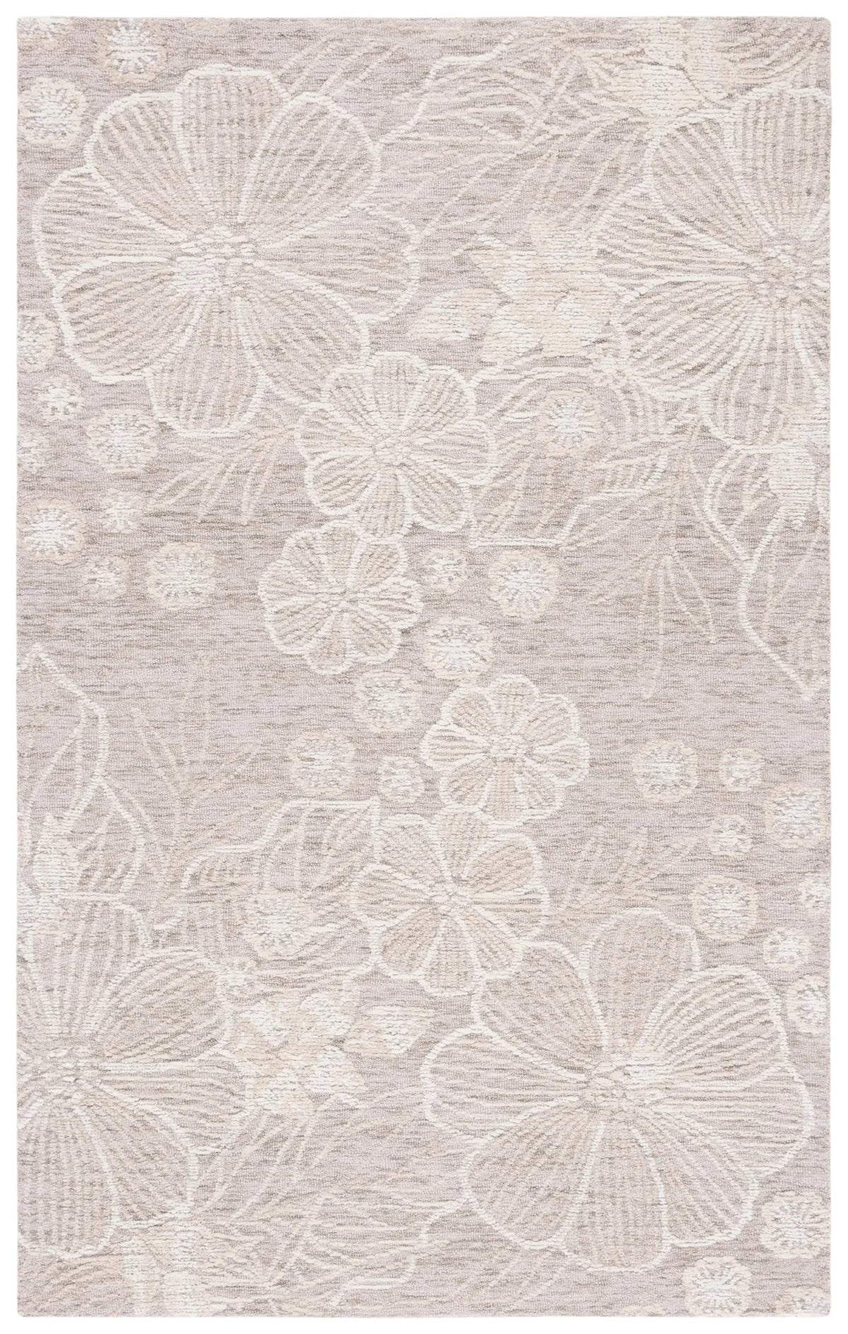 Safavieh Jardin 4'-0" x 6'-0" Rug in Grey / Ivory