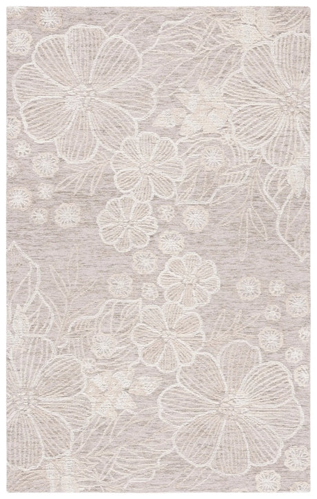 Safavieh Jardin 4'-0" x 6'-0" Rug in Grey / Ivory